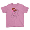 girl power survivor breast cancer Youth Tee