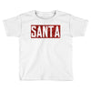 santa red glitter Toddler T-shirt