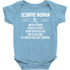 Scorpio Woman Baby Onesie