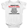 Smartass March Girl Baby Onesie