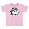 nerd penguin Toddler T-shirt