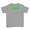 black funny glow in dark glowing Youth Tee