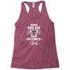 sorry this guy is already taken by a super sexy  december girl Racerback Tank