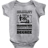Never Underestimate A Grandfather With An Engineer Degree Baby Onesie