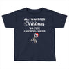 all i want for christmas is a cure carcinoid cancer Toddler T-shirt