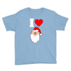 i love santa noel Youth Tee