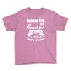 December Girls Are Sunshine Mixed With A Little Hurricane Youth Tee