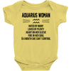 Aquarius Woman Baby Onesie