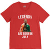 Legends Are Born In July - Connor McGregor V-Neck Tee