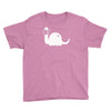 apatosaurus white Youth Tee