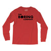 the boring company black logo Long Sleeve Shirts