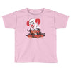 happy halloween clown Toddler T-shirt