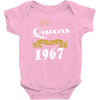 queens are born in 1967 Baby Onesie