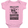 Never Underestimate A Grandfather With An Engineer Degree Baby Onesie