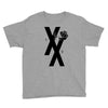 mgk t xx shirt flower black rose Youth Tee