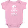 Keep Calm its only christmas Baby Onesie