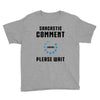 sarcastic comment loading Youth Tee