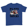 plays with trucks family matching Youth Tee