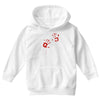 bloody hand print funny zombie kill undead blood horror killer Youth Hoodie