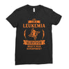 I am a Leukemia Cancer Survivor - What's Your Superpower? Ladies Fitted T-Shirt
