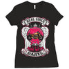 Real Girls Ride With Daryl Ladies Fitted T-Shirt