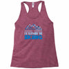 i'd rather be skiing Racerback Tank