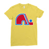 quebec nordiques Ladies Fitted T-Shirt