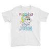 unicorns are born in june cute unicorn Youth Tee