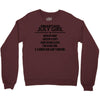 Smartass July Girl Crewneck Sweatshirt