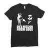 the blues brothers inspired on a mission from god funny Ladies Fitted T-Shirt