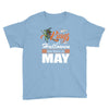 Halloween Kings Are Born In May Youth Tee