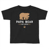 papa bear Toddler T-shirt