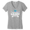 World's Best Daddy Ever Women's V-Neck T-Shirt