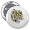 tiger roar scratch Pin-back button