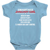 Smartass January Girl Baby Onesie