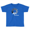 buffering  funny retro loading computer console fashion party Toddler T-shirt