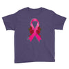 breast cancer pink ribbon Youth Tee