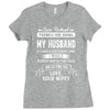 Dear Husband, Love, Your Favorite Ladies Fitted T-Shirt