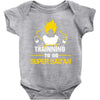 Trainning To Go Super Saiyan Baby Onesie