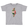 breast cancer flowers Toddler T-shirt