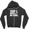 youar hole Zipper Hoodie