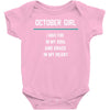 October Girl Baby Onesie