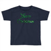 merry christmas green glitter Toddler T-shirt