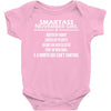 Smartass November Girl Baby Onesie