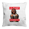 lil pump  eskeetit Throw Pillow