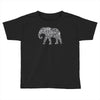 elephant filled pattern cool Toddler T-shirt