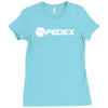 'fedex' roger federer Ladies Fitted T-Shirt