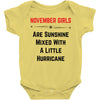 November Girls Baby Onesie