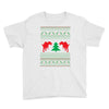 ugly sweater dinosour Youth Tee