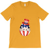 4th of July Peeking Baby Inside Egg T-Shirt
